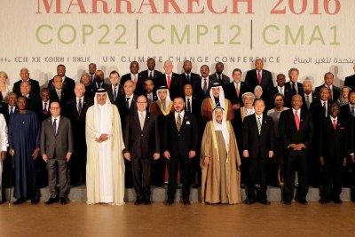 Sommet de chefs d’Etat et de gouvernement africains, à l’initiative du roi du Maroc, Mohammed VI.