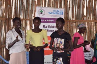 Lancement de la Campagne contre les violences sexuelles au Sud Soudan par Mme Bineta Diop, l'Envoyé Spéciale de la Président de la Commission de l'Union Africaine sur les femmes, la paix et la sécurité,