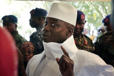 Former Gambian president Yahya Jammeh