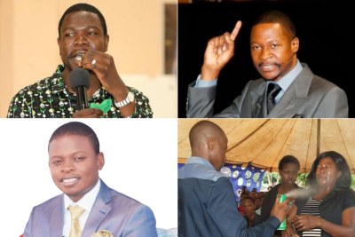 From left, Prophets Walter Magaya, Emmanuel Makandiwa, Shepherd Bushiri and 'The Doom Pastor'