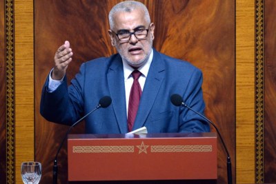 Le chef du gouvernement marocain Abdelilah Benkirane