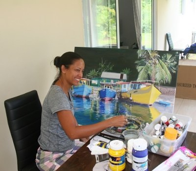 A Seychelles Painter Finds Inspiration in the Islands