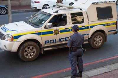 South African Police Services on duty (file photo).