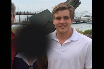 A photo posted to Facebook of Henri Van Breda shortly after the murder of his parents at their De Zalze estate (file photo).
