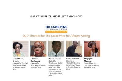 2017 Caine Prize Shortlist Announced