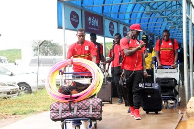 The Cranes departed for Ethiopia yesterday for the first of the two friendlies in preparation for the Afcon opener against Cape Verde next Saturday.