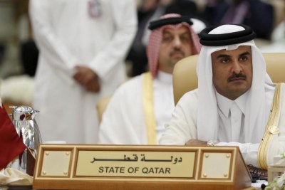 L'émir of Qatar, Tamim Ben Hamad al-Thani.