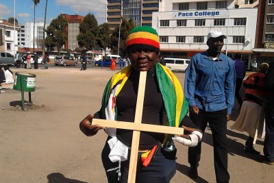Anti-Mugabe activist Linda Masarira.