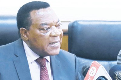 Tanzania's Foreign Affairs and International Cooperation minister Dr Augustine Mahiga.