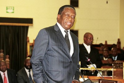 Vice President Emmerson Mnangagwa.