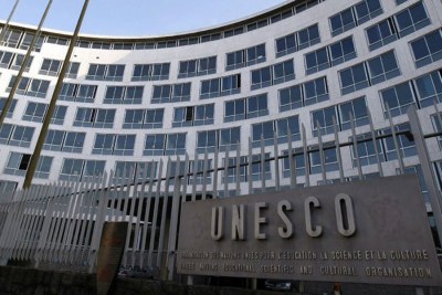 Siège de l’Organisation des Nations Unies pour l’éducation, la science et la culture (UNESCO) à Paris, en France