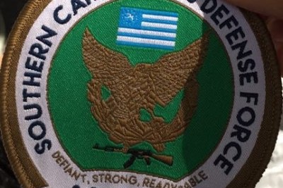 The insignia of the rebel Southern Cameroon Defence Force.