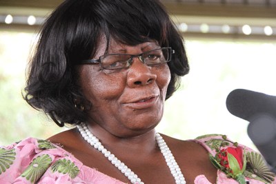 Namibia's former minister of Gender Equality, Rosalia Nghidinwa.