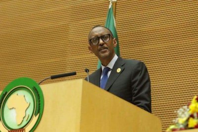Le Président Paul Kagame au 30ème Sommet de l'Union Africaine, du 22 au 29 Janvier 2018.