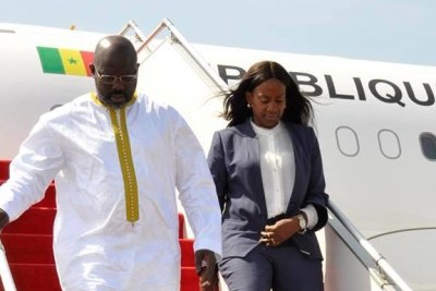 President Weah and First Lady Clar Weah