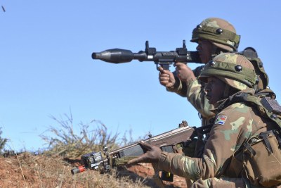 South African National Defence Force Soldiers (file photo).