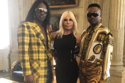 South African musicians FAKA were flown to Milan by Donatella Versace, and had their music played at her SS19 menswear show.