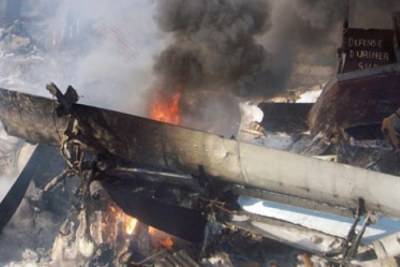 Crash d'un avion à Bingerville, en Côte d'Ivoire