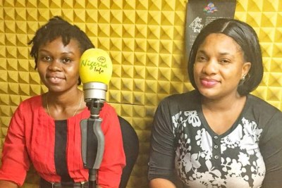 A MamaCare midwife hosts a radio show in Abuja, Nigeria's capital, answering questions from listeners on breastfeeding, and advocating more support for breastfeeding from policymakers and communities