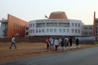 Le bâtiment de l'Assemblée nationale en Guinée-Bissau.