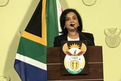 Advocate Shamila Batohi after her appointment as the new head of the National Prosecuting Authority (file photo).