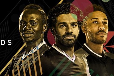 L'attaquant sénégalais de Liverpool, Sadio Mané, son coéquipier, l'Egyptien Mohamed Salah et le Gabonais Pierre-Emerick Aubameyang, sont les trois finalistes du 