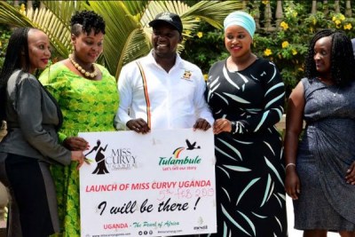 State minister for tourism Godfrey Kiwanda unveiled the campaign at a news conference attended by a bevy of curvaceous women on February 6, 2019.