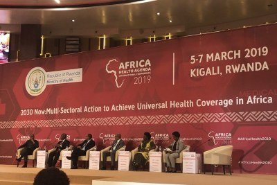 Les ministres du Rwanda, d’Éthiopie, du Kenya et de l’Ouganda partagent les progrès réalisés par leurs pays en matière de couverture sanitaire universelle et le rôle du secteur privé, des agents de santé communautaires