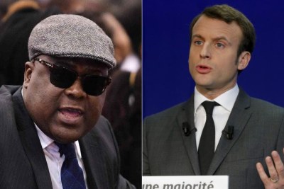 Le président français Macron va rencontrer pour la première fois son homologue congolais Felix Tshisekedi en marge du 