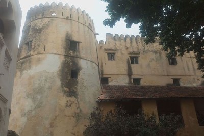 Lamu Fort, one of the old and historical buildings in Lamu County.