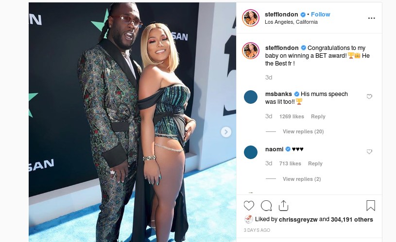 Nigeria Stefflon Don Breaks Down How She Bagged Boyfriend Burna Boy Allafrica Com