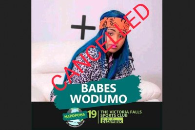 Mapopoma Festival cancels Babes Wodumo performance.