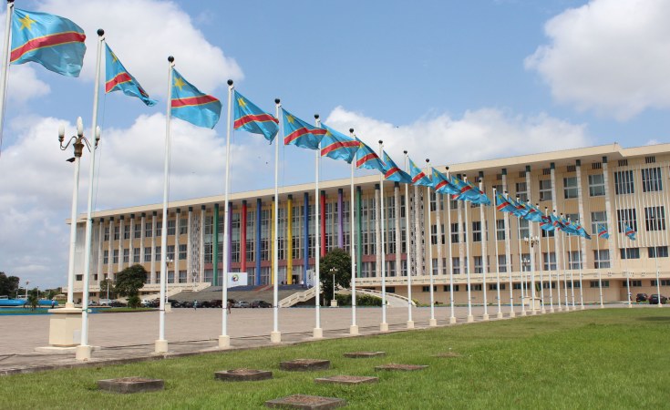 Drapeau de la république démocratique du Congo — Wikipédia