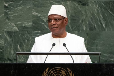 Ibrahim Boubacar Keita, President of the Republic of Mali, addresses the general debate of the 74th session General Assembly (file photo).