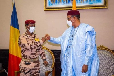 Le Président du Conseil militaire de transition, le Général de Corps d’Armée MAHAMAT IDRISS DEBY, a effectué ce lundi 10 mai 2021, une visite officielle au Niger.