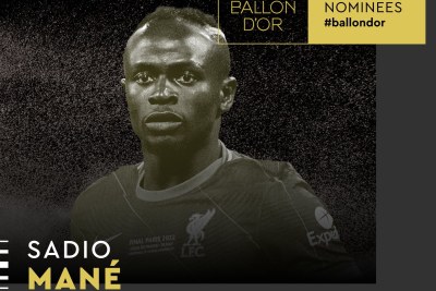 Sadio Mané nominé pour le Ballon d'Or 2022