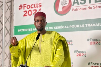 Ousmane Sonko, Leader du parti Pastef les Patriotes