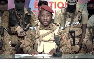 Le capitaine Ibrahim Traoré, nouveau chef de la transition du Burkina Faso