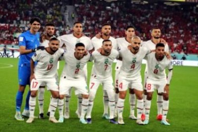 L'équipe nationale de footabll du Maroc au mondial Qatar 2022