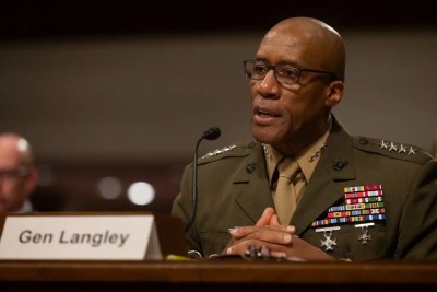 General Michael Langley, who as the commander of United States Africa Command, heads American military relations with Africa.