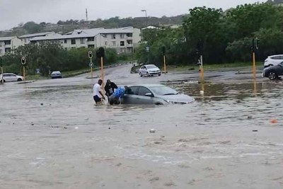 Flooding in South Africa.