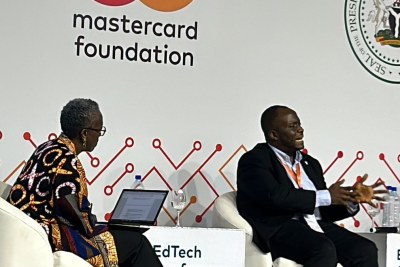 Dr. Nkemdilim Iheanachor, academic director at the Lagos Business School, joined other panelists to debate the “The Future of Work in Africa - Re-imagining Education